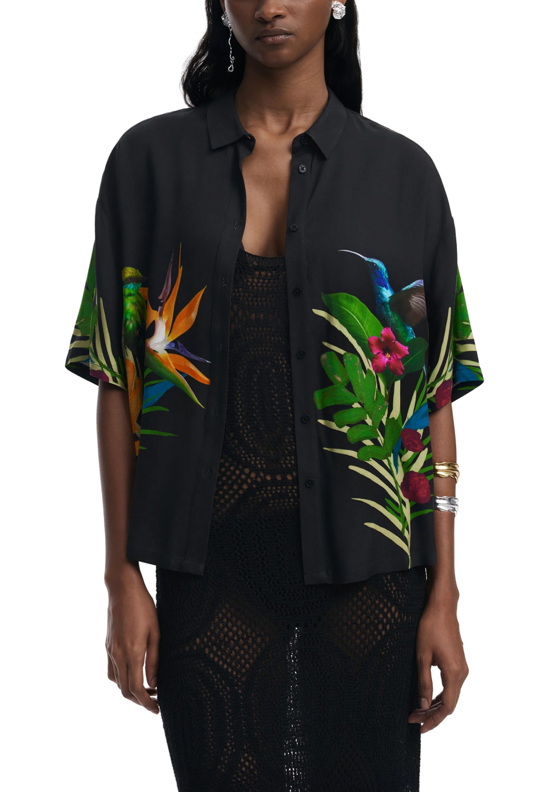 

Рубашка Desigual, черный