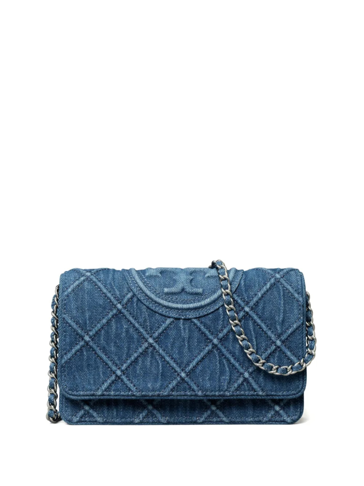 

Tory Burch джинсовая сумка через плечо Fleming Soft, синий