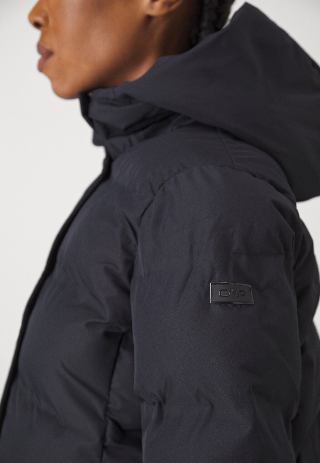 

Зимнее пальто WOMAN COAT FIX HOOD CMP, черный