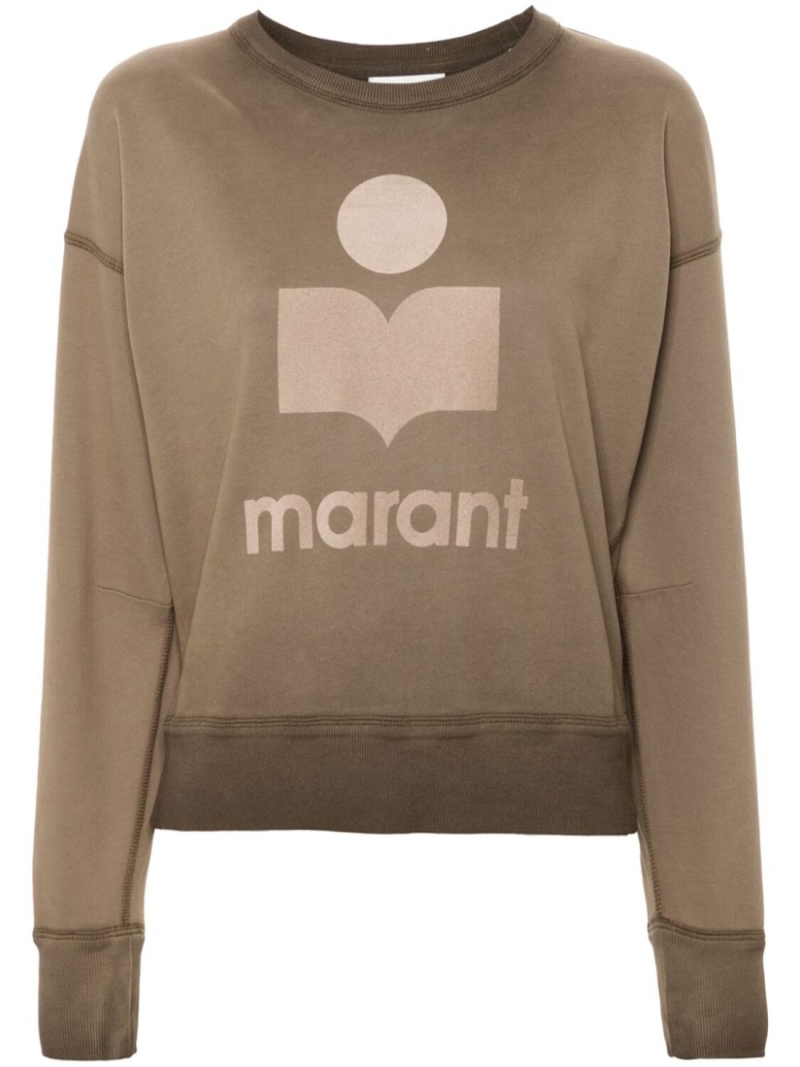 

MARANT ÉTOILE толстовка Moby, коричневый