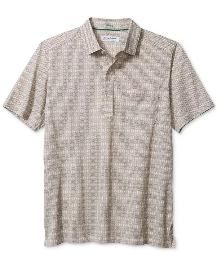

Мужская поло San Lucio Shibori Splash Tommy Bahama, коричневый/бежевый