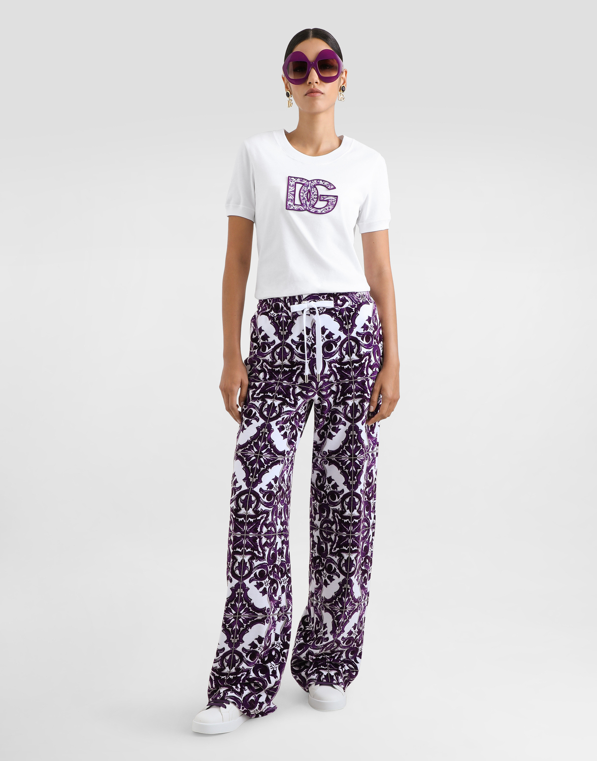 Хлопковая футболка с короткими рукавами Dolce & Gabbana, белый — фото 2