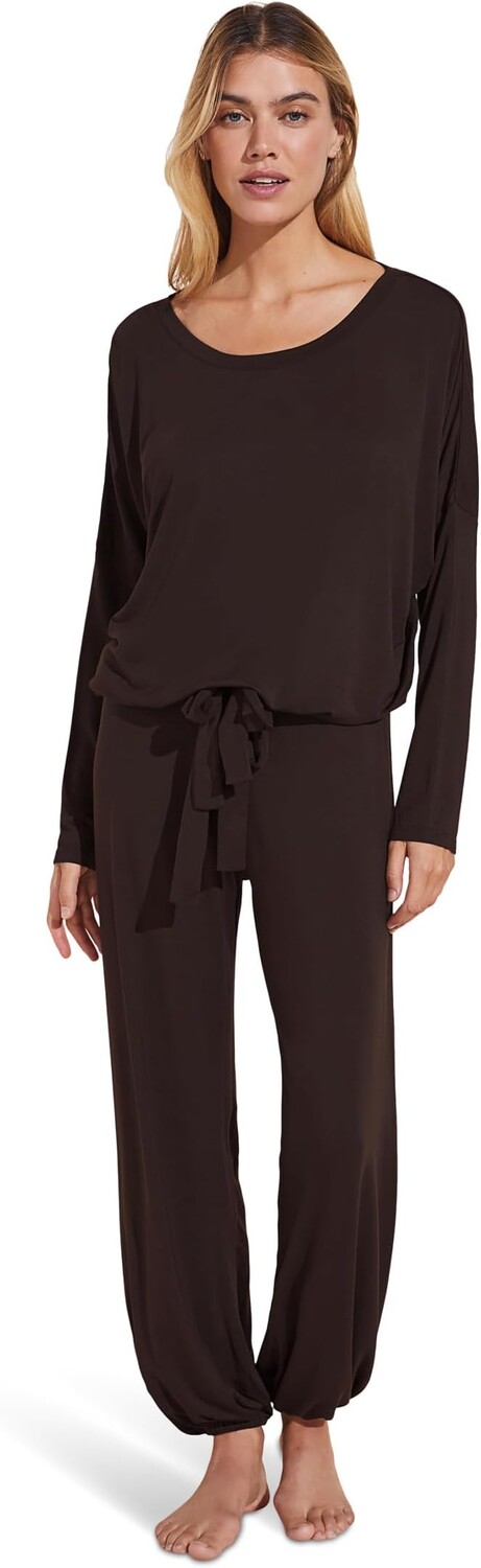 

Пижама Eberjey Gisele Slouchy Pajama Set, цвет Java