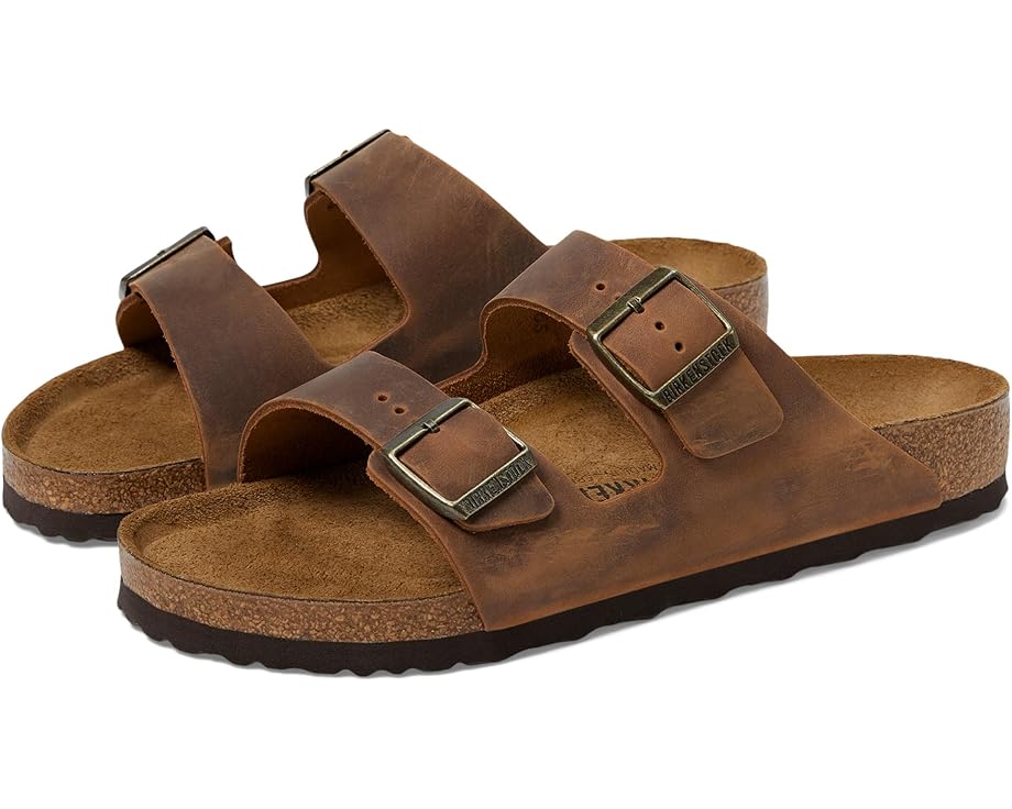 

Сабо Birkenstock Arizona - Oiled Leather, цвет Cognac