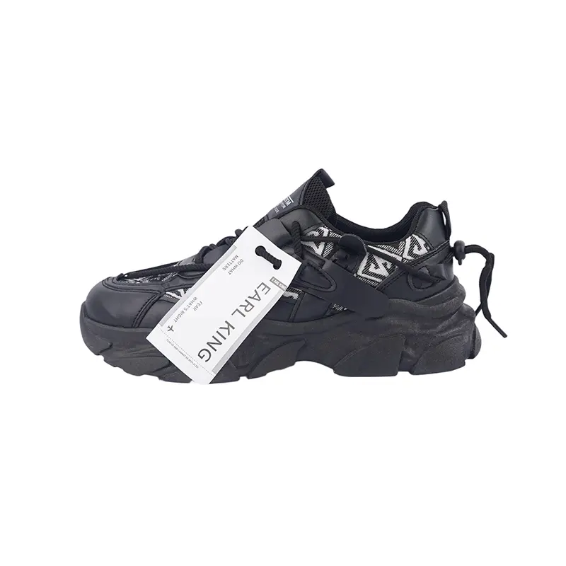 

Earl king Кроссовки Cushioning Coverage Mid Top Chunky мужские черные, цвет Black