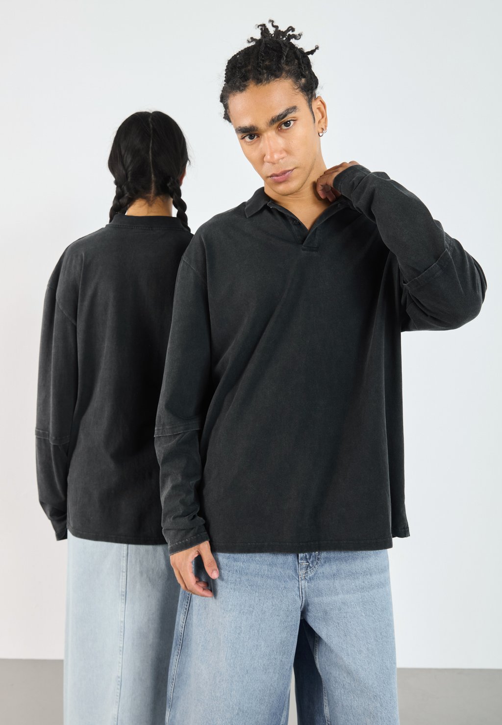 

Лонгслив UNISEX - Polo shirt YOURTURN, черный