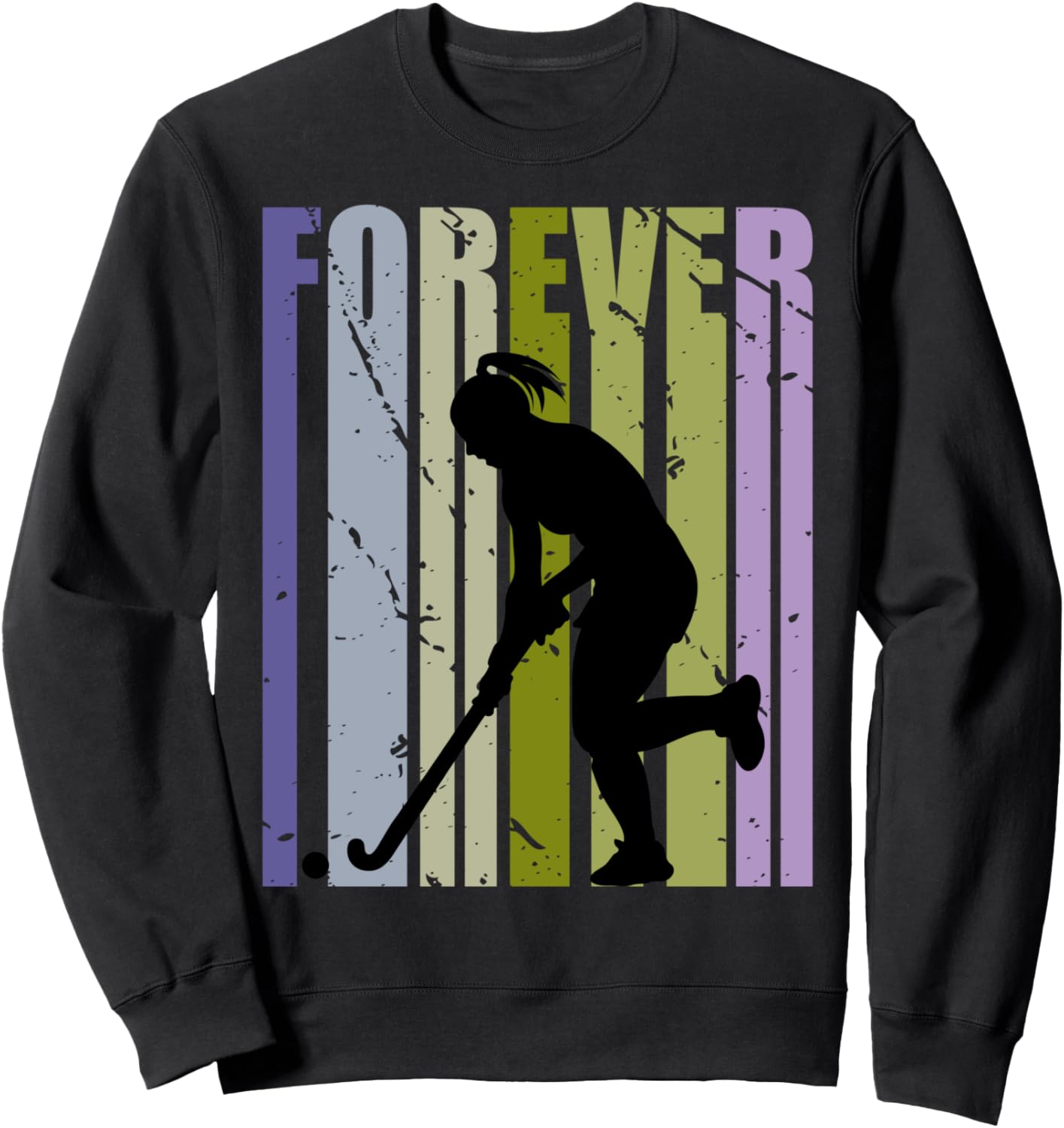 

Вечная ретро-хоккейная мотивационная, вдохновляющая, милая и крутая толстовка Lush Hockey, черный