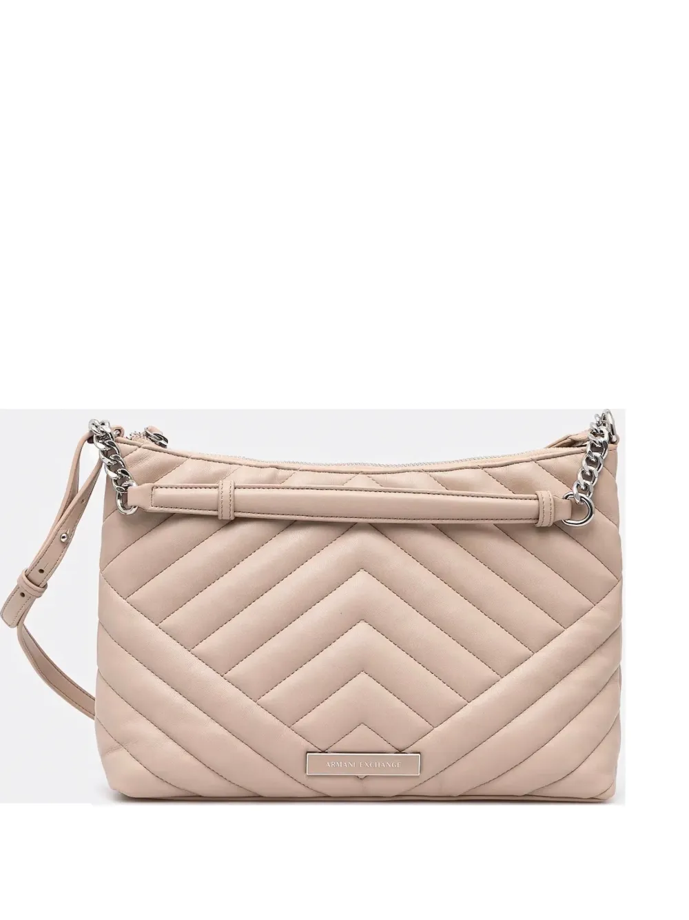 

Стеганая сумка через плечо Armani Exchange, розовый