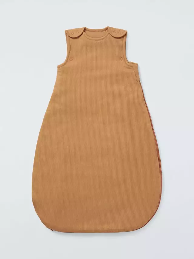 

Детский спальный мешок John Lewis Baby Ribbed Cotton, песочный