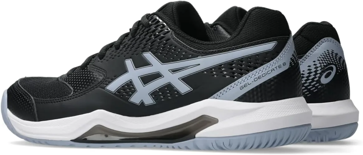 Мужские теннисные кроссовки ASICS Gel-Dedicate 8, черный/серый синий — фото 4
