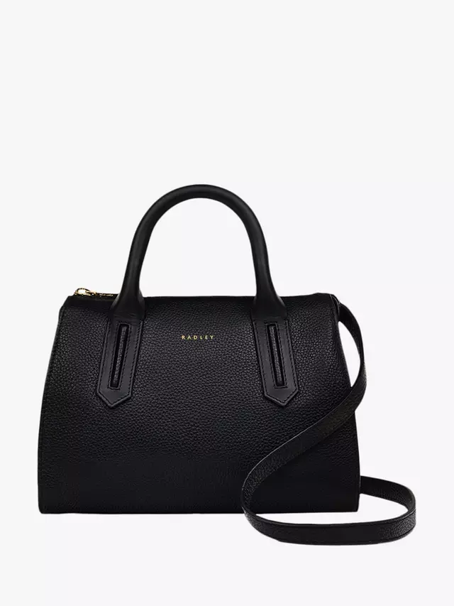 

Сумка Radley Bagders Walk 2.0 Leather Small Zip Top Grab, черный