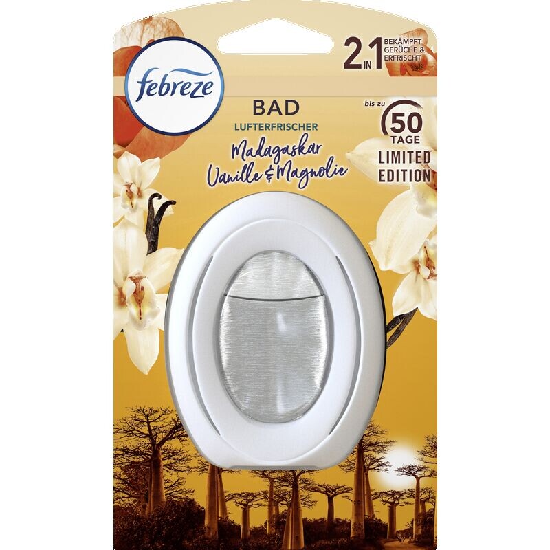 

Освежитель воздуха для ванной комнаты, ваниль febreze, 7,5 ml