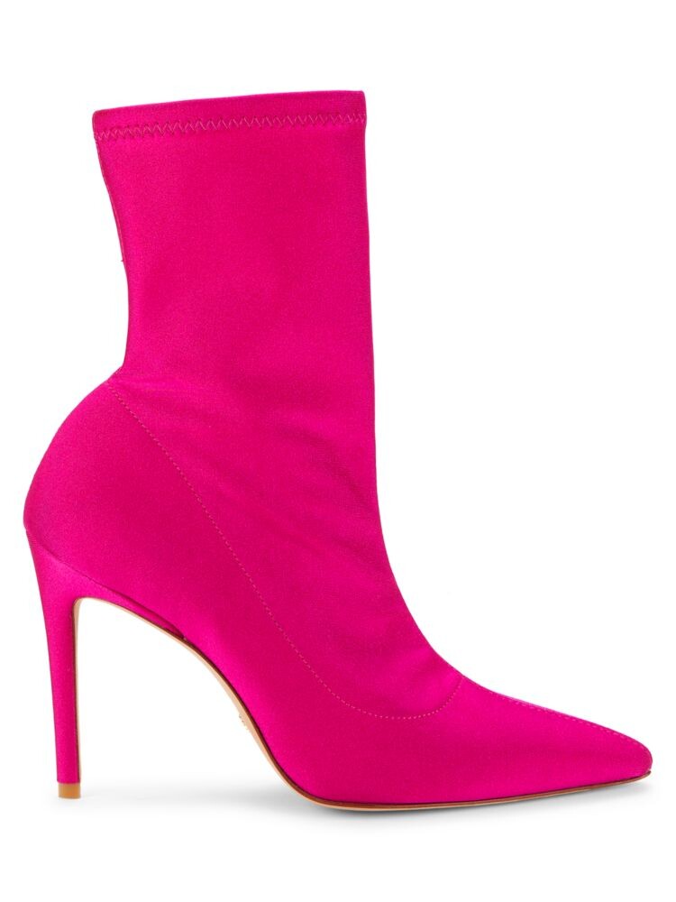 

Ботильоны на шпильке с острым носком Stuart Weitzman, цвет Magenta