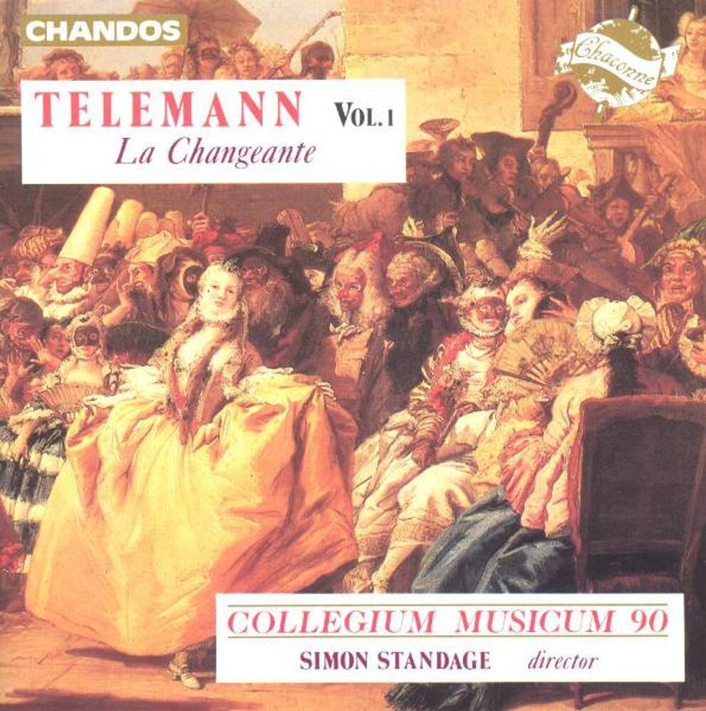 

Диск CD Telemann, Vol. 1: La Changeante [Import] - Georg Philipp Telemann, Simon Standage, Collegium Musicum 90