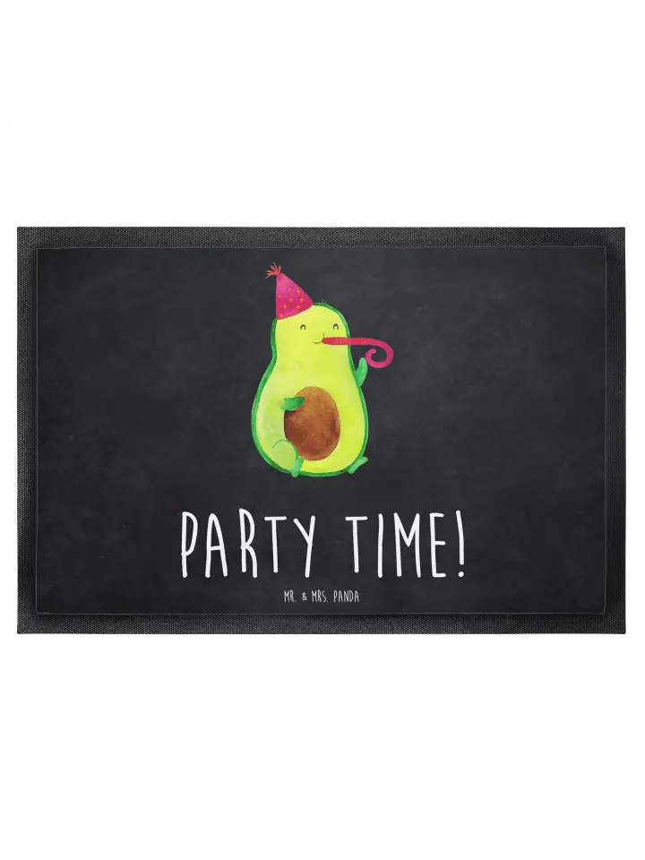 

Коврик Mr & Mrs Panda Avocado Party Zeit, цвет kreidetafel