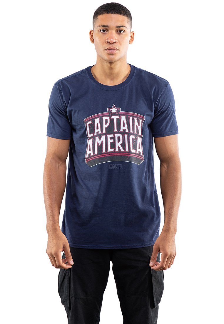 

Футболка с принтом CAPTAIN AMERICA ARCH Marvel, синий