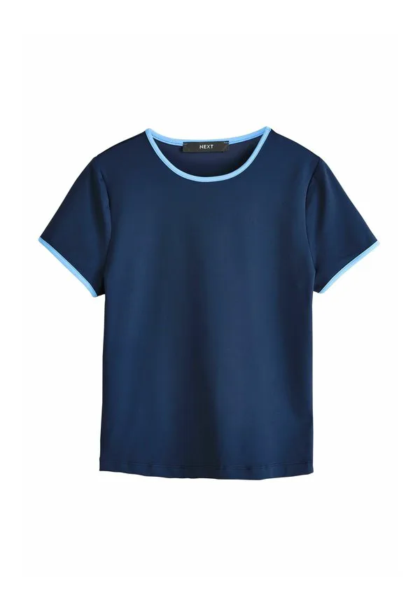 

Футболка с коротким рукавом, облегающего кроя, классического кроя. Next, Navy Blue Tipped, Синий, Футболка с коротким рукавом, облегающего кроя, классического кроя. Next, Navy Blue Tipped