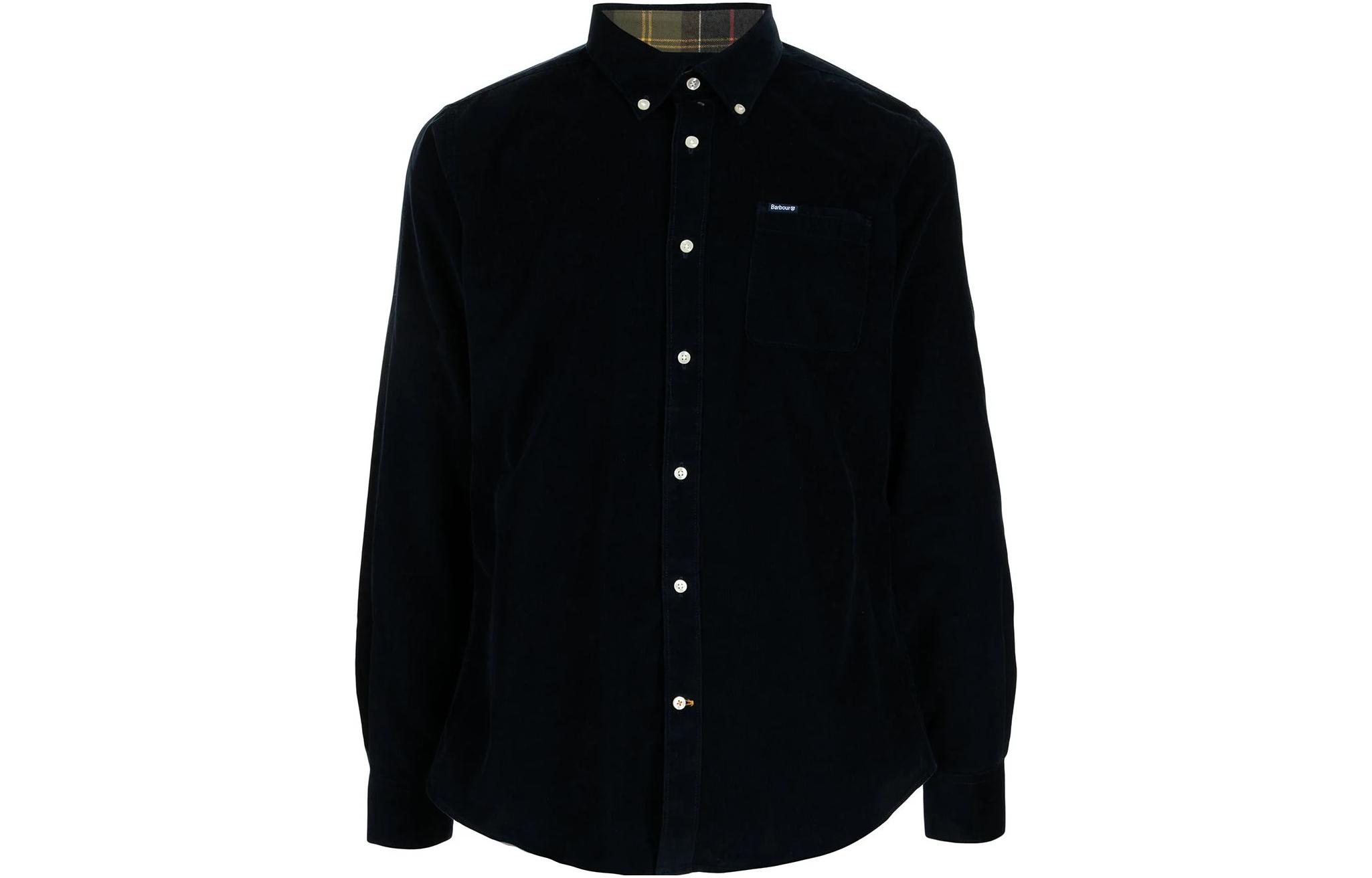 

Рубашка с пуговицами в виде хвоста Рэмси Barbour, marine синий