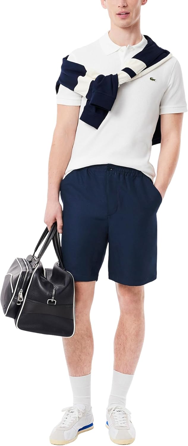 Lacoste мужские шорты Regular Fit из смесовой шерсти, Viennese — фото 4