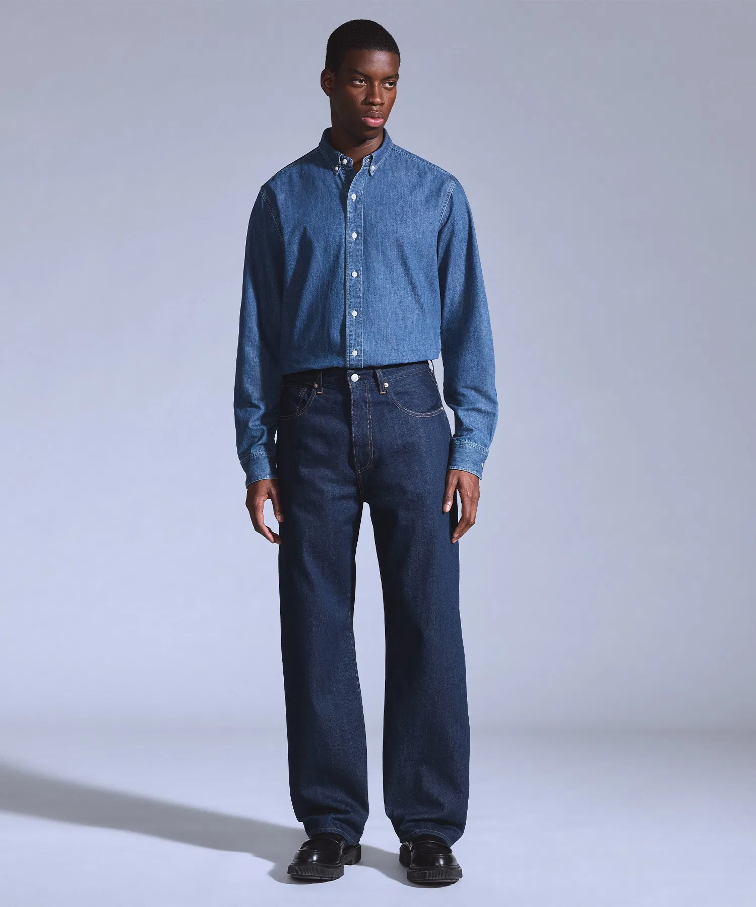 Джинсы Levi's BLUETAB™ MARKER свободного кроя, темно-синие. — фото 2