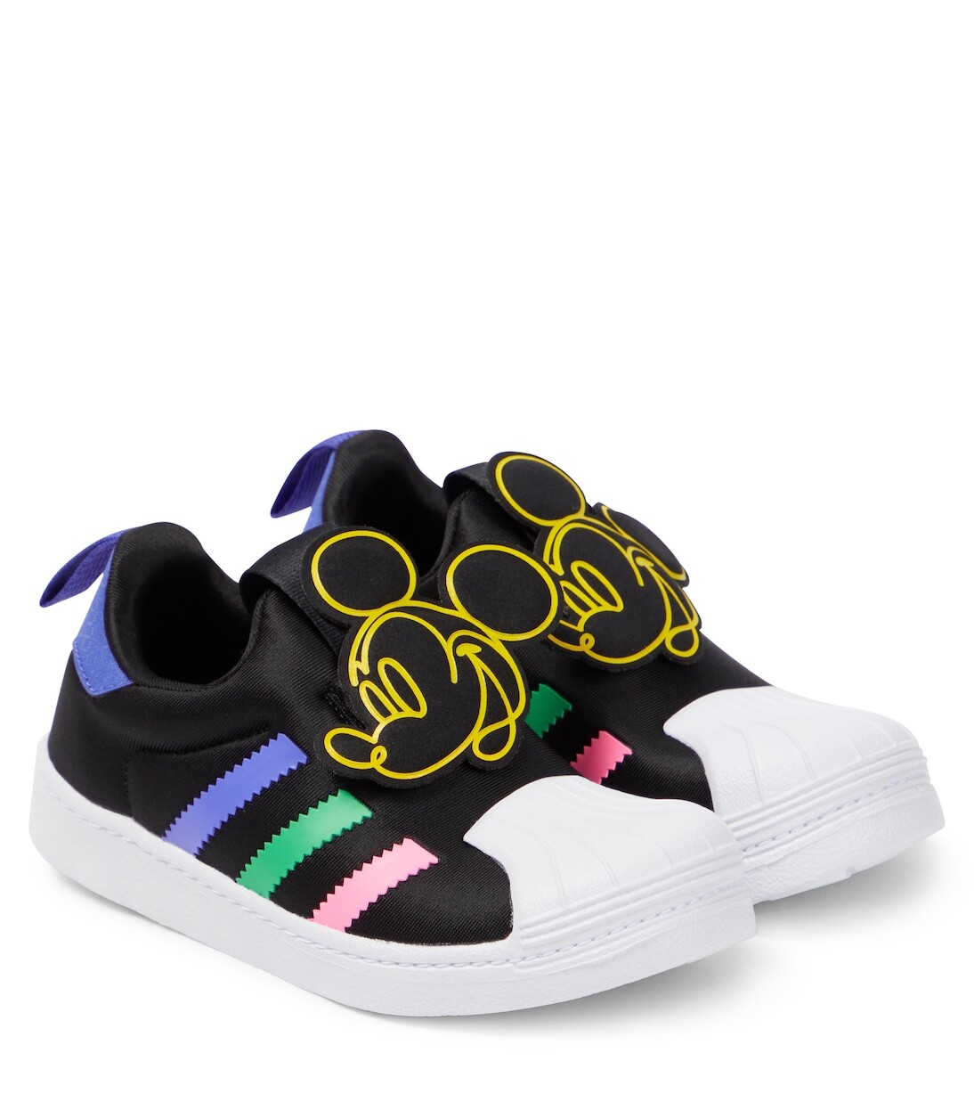 

Кроссовки disney mickey superstar 350 Adidas Originals Kids, черный