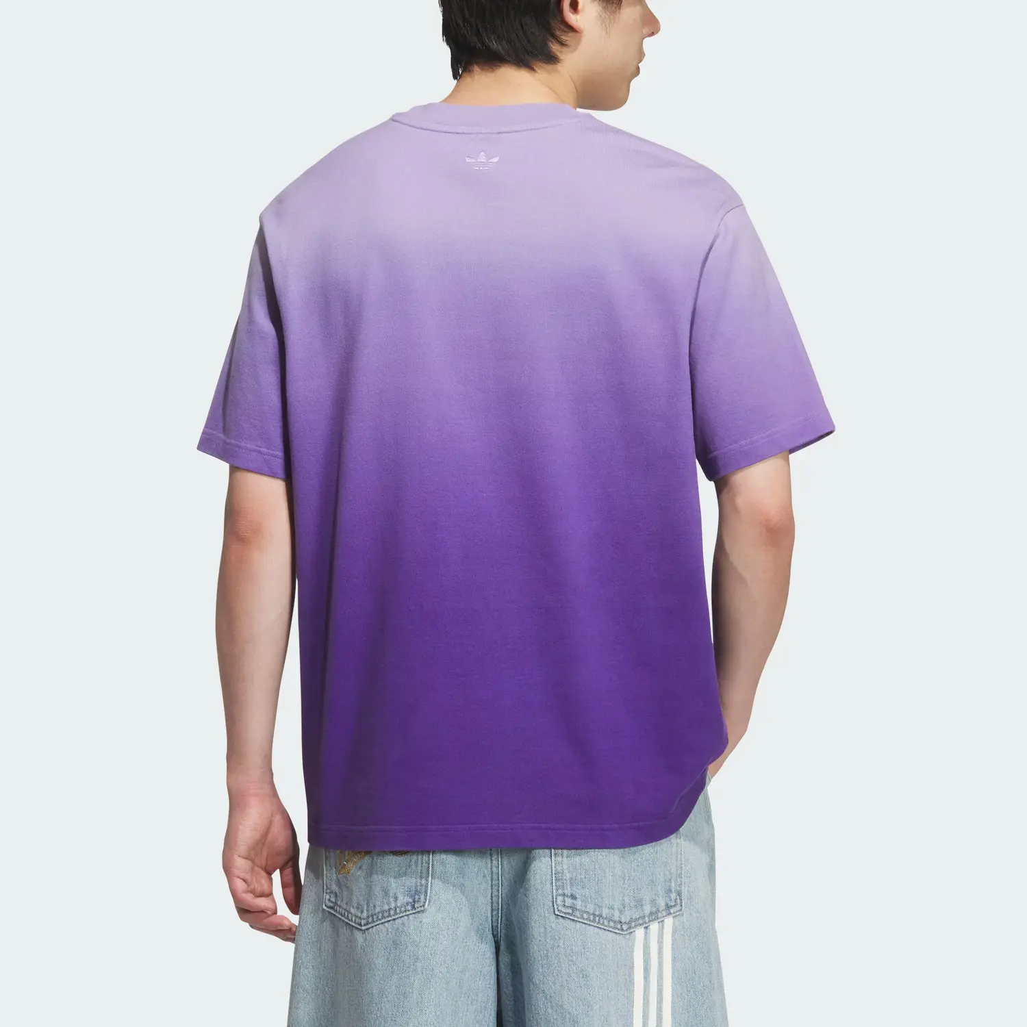 Футболка DYE SS25 SYM DIP мужская Adidas Originals, светло-фиолетовый — фото 3