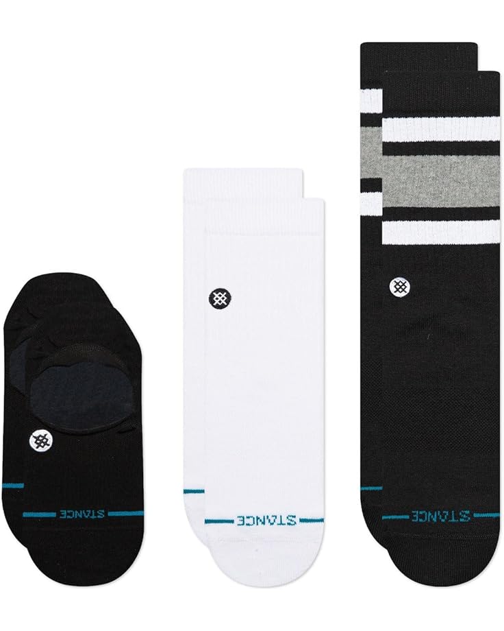 

Носки Stance Icon Series 3 Pack, цвет Black White