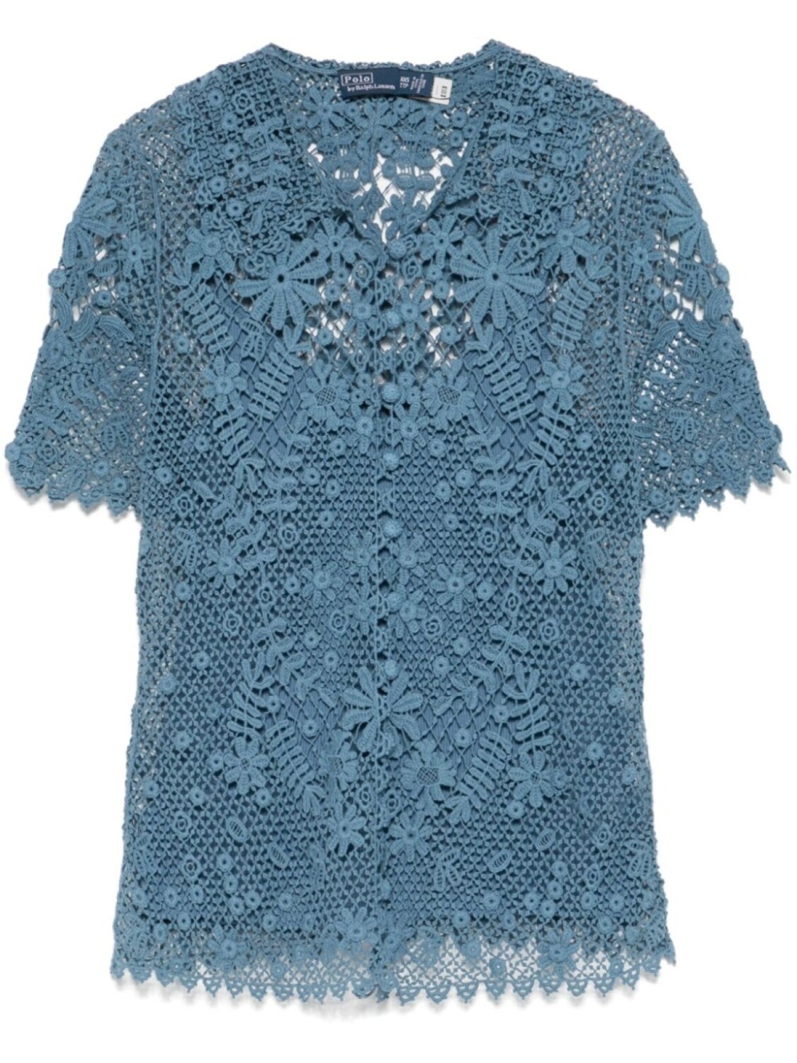 

Кружевная блузка Polo Ralph Lauren, синий