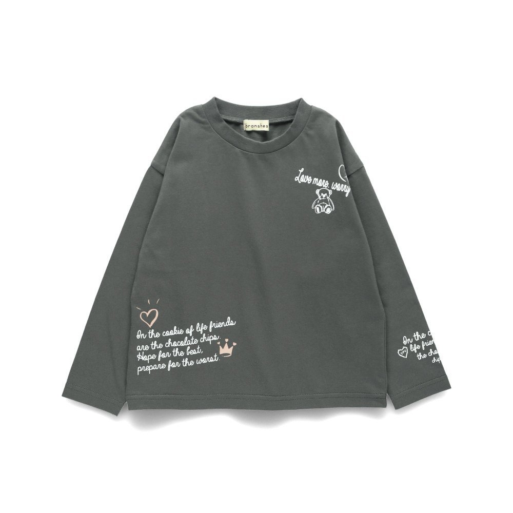 Футболка Разнообразные футболки с длинными рукавами Branshes, Charcoal Gray