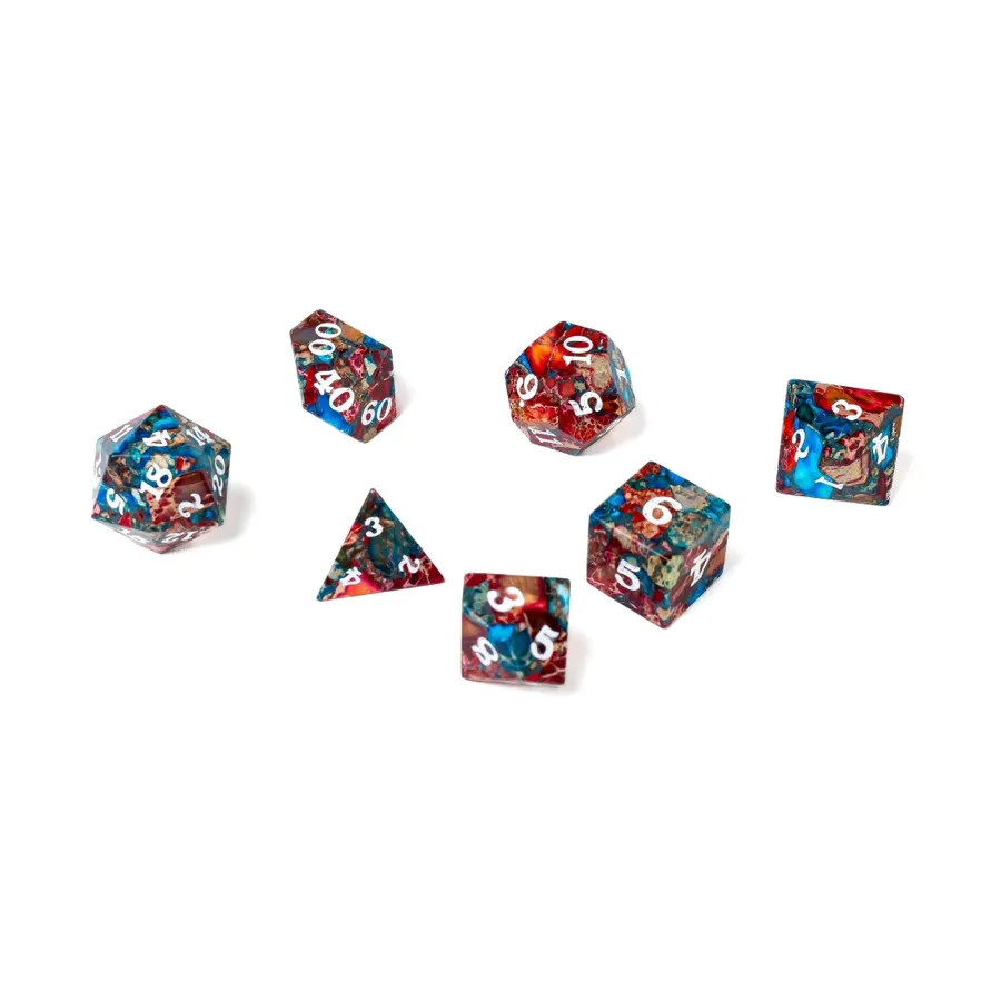 

Поликомплект - Наслаждение мага (7), Dice - Wizard Stone Dice (Easy Roller Dice)