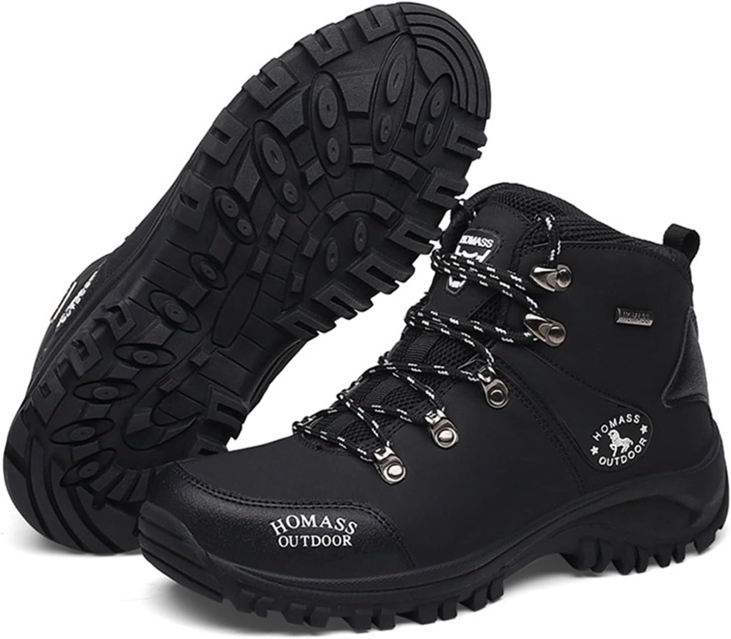 

Высокие походные ботинки, мужские боевые ботинки, спортивная туристическая обувь на шнуровке, дышащие тактические ботинки для треккинга, для прогулок, путешествий, кемпинга, езды на велосипеде (Цвет: черный, Размер: 38 EUR) Rishengchang