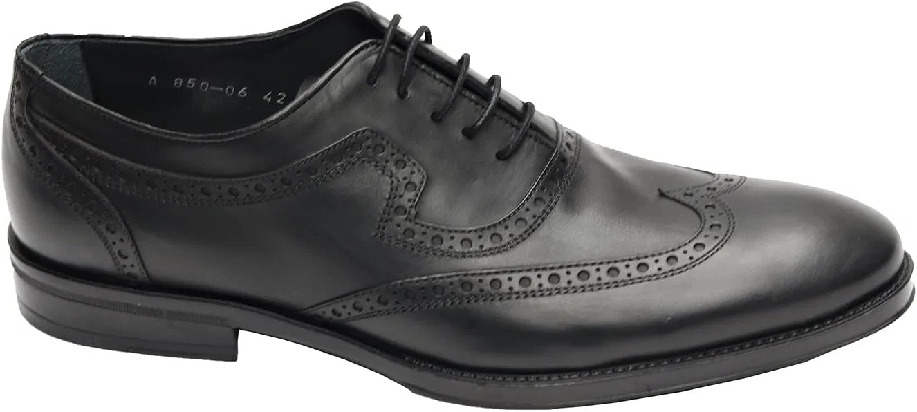 Мужские кожаные туфли Brogue MUGA Mmuga, черный