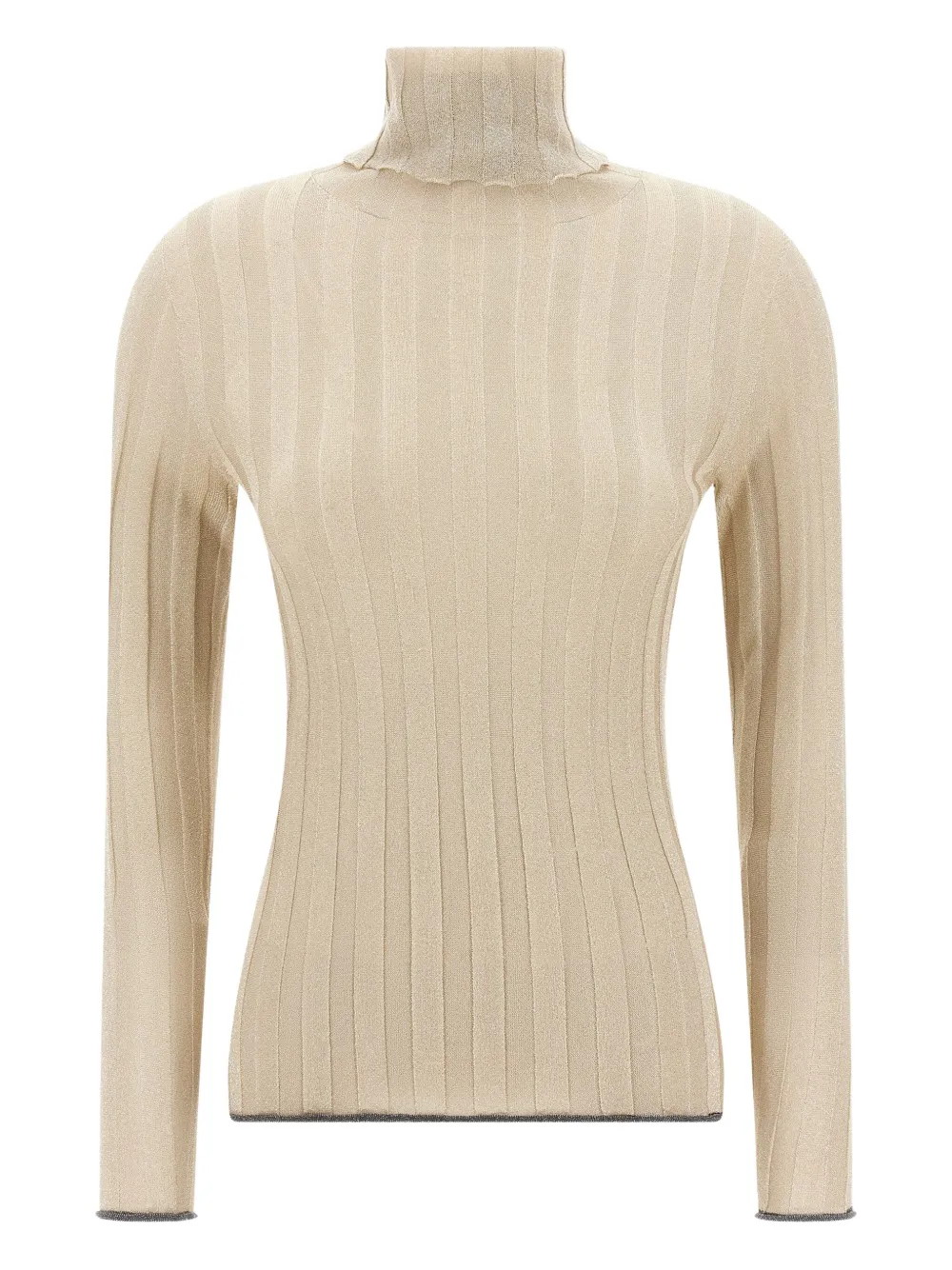 

Водолазка в рубчик Fabiana Filippi, нейтральный