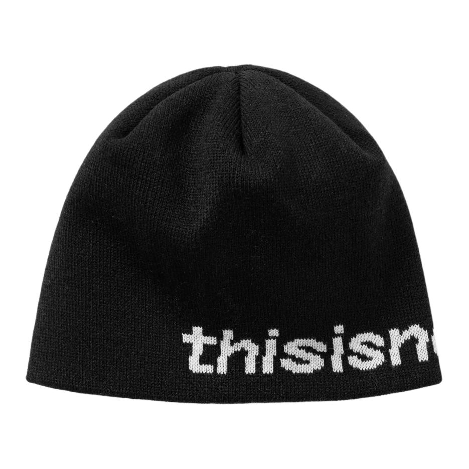 

Акриловая шапка унисекс разноцветная Thisisneverthat, черный