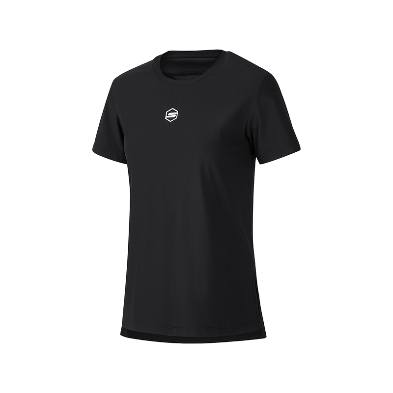 

Skechers Футболка Sports Lifestyle Sports Casual Regular женская Carbon Black