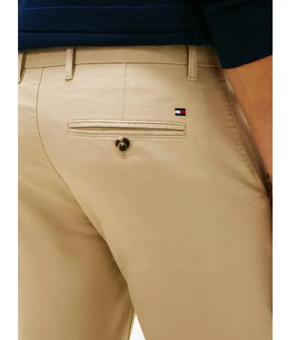 Брюки чинос Bleecker slim fit Tommy Hilfiger, бежевый — фото 4
