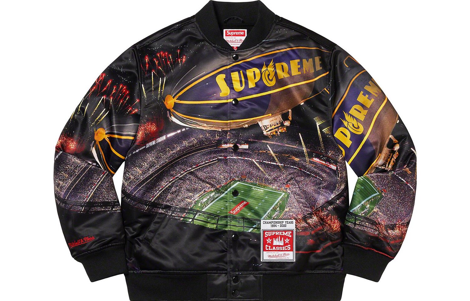 

Куртка Mitchell & Ness X SS22 для мужчин Supreme, красный