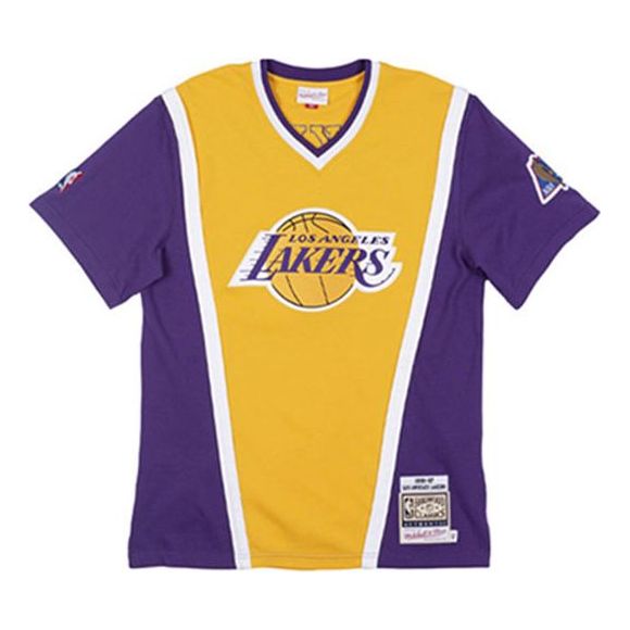 

Баскетбольное джерси Mitchell & Ness Authentic Shooting Shirt 'Los Angeles Lakers 1996-97', золотой