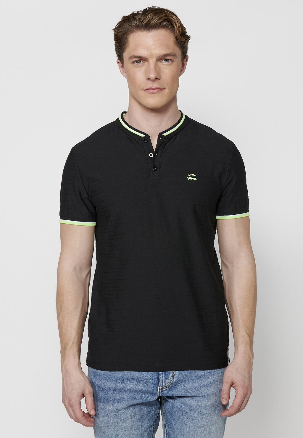 

Футболка базовая SHORT SLEEVE Koroshi, цвет black
