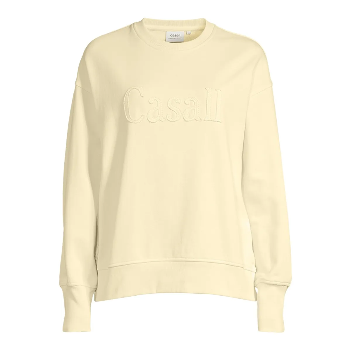 

Женское худи с принтом Terry Spring Casall, светло-желтый