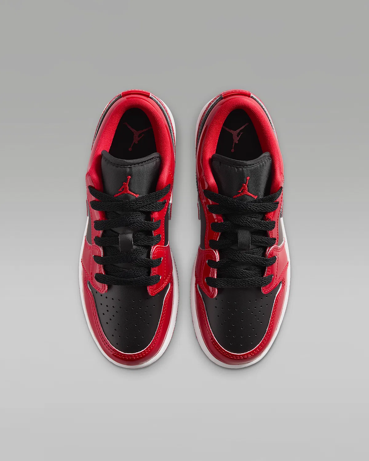 Кроссовки Big Kids' Air Jordan 1 Low SE, Black/White/Varsity Red — фото 4