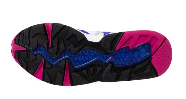 R698 nm серые мужские кроссовки Puma, мультиколор — фото 4
