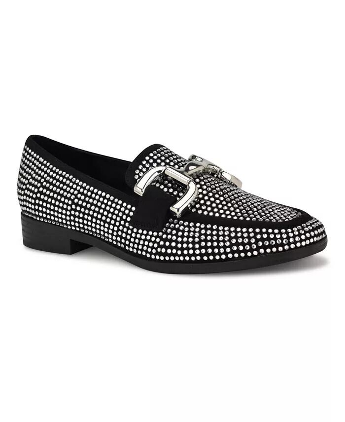 

Женские лоферы без шнуровки Lilma с круглым носком Nine West, черный