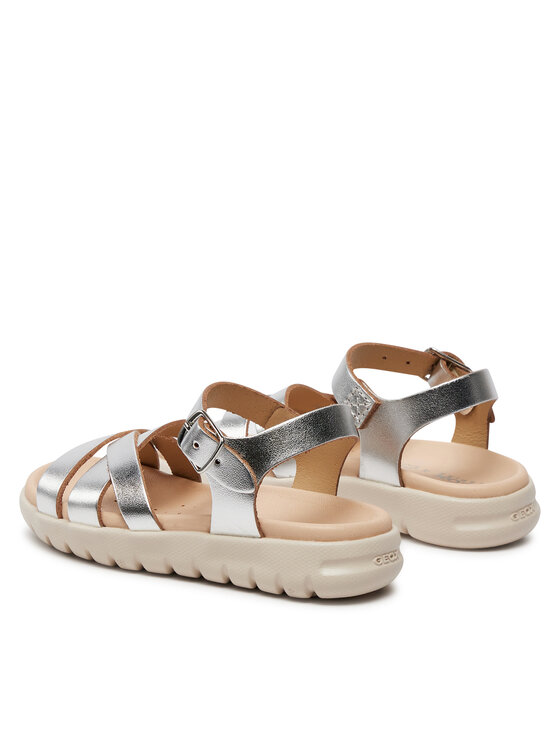 Сандалии J Sandal Soleima Gir J45GSA 000CF C1007 M Geox, серебряный — фото 3