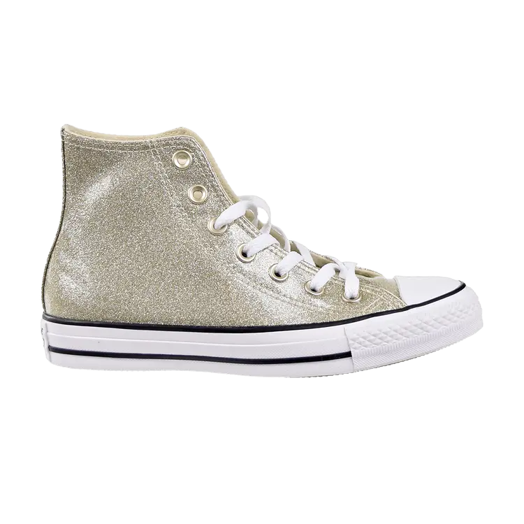 Кроссовки Converse Wmns Chuck Taylor All Star High, Light Gold Glitters