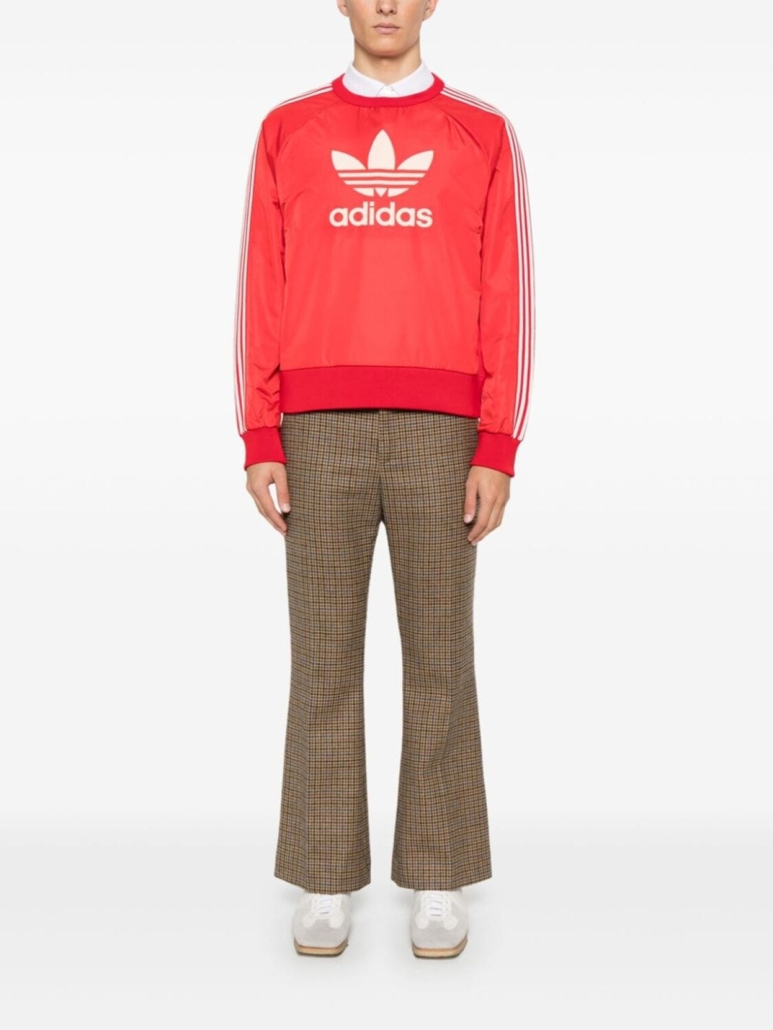 Adidas толстовка с логотипом из коллаборации с Wales Bonner, красный — фото 3