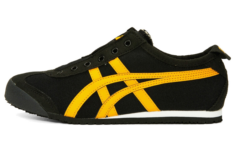 

Кроссовки Onitsuka Tiger Mexico 66 Slip On Black Tiger Yellow, Черный, Кроссовки Onitsuka Tiger Mexico 66 Slip On Black Tiger Yellow