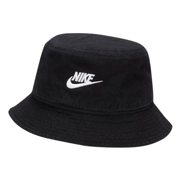 

Бейсболка apex futura washed bucket hat 'black' Nike, черный