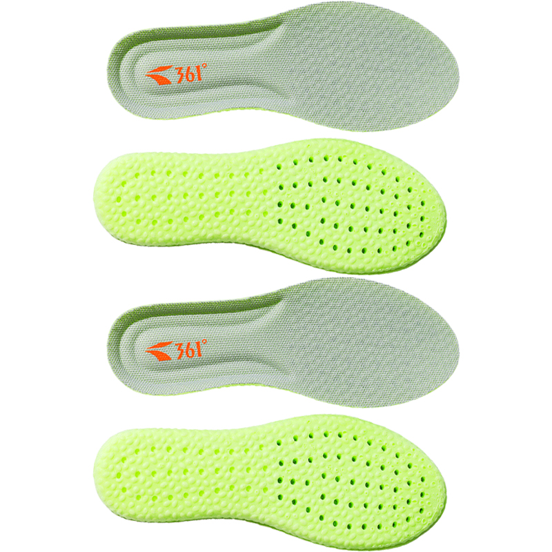 

361° Антибактериальные стельки из трикотажной ткани PU для детей, цвет gray/light green