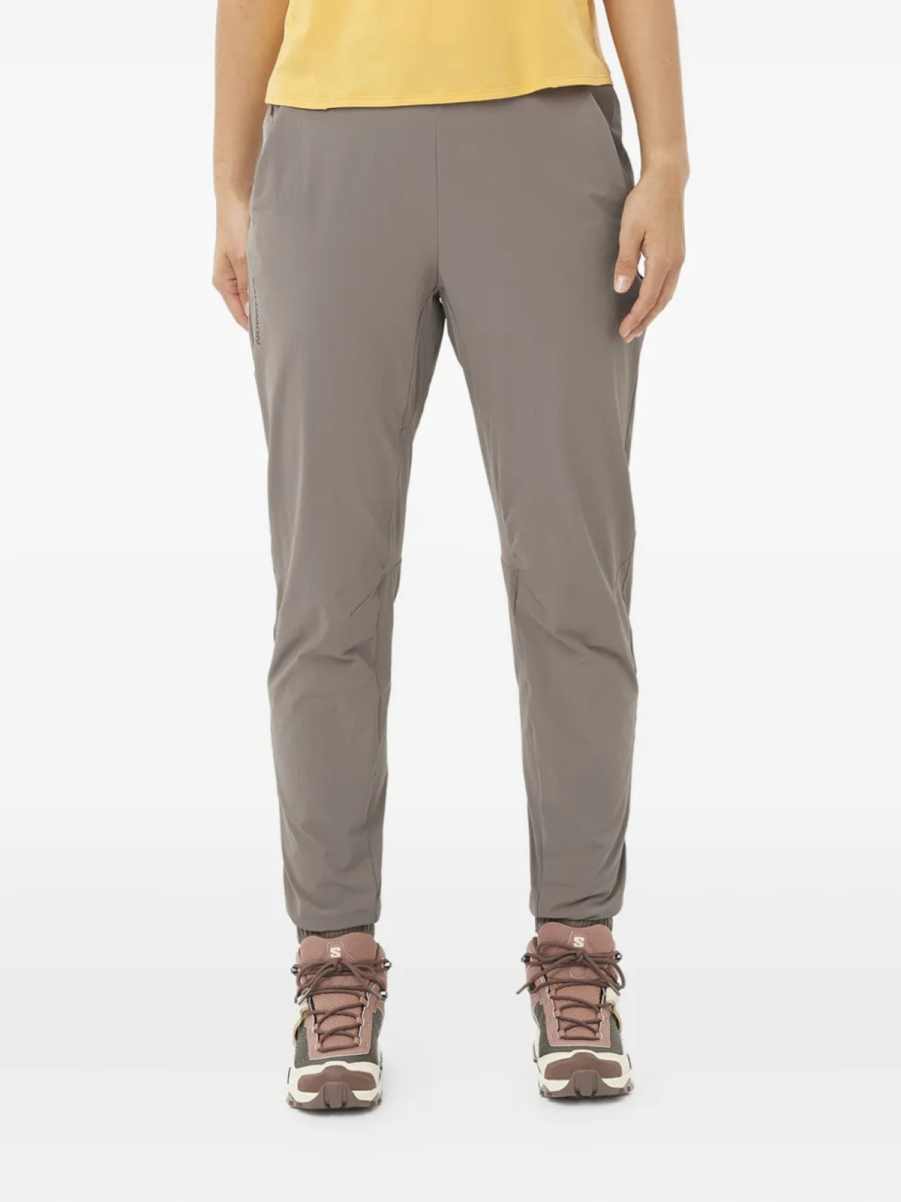 

Спортивные брюки Salomon с эластичными вставками на щиколотках, серый
